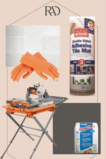 Everything you need to tile at home. Diy backsplash.bathroom RENO 

#LTKhome