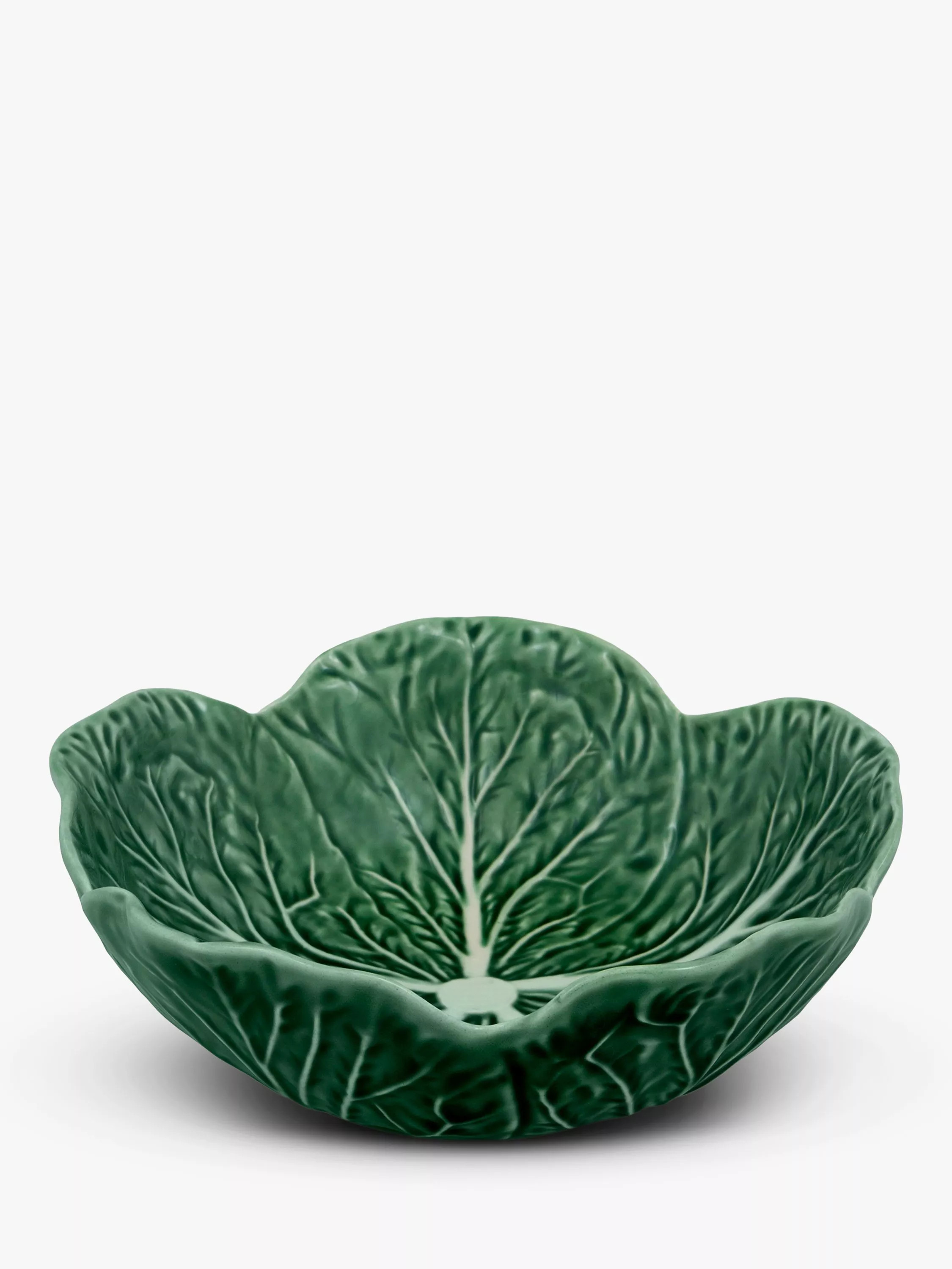 Bordallo PinheiroCabbage Earthenware Serving Bowl, 17.5cm, Green | John Lewis (UK)