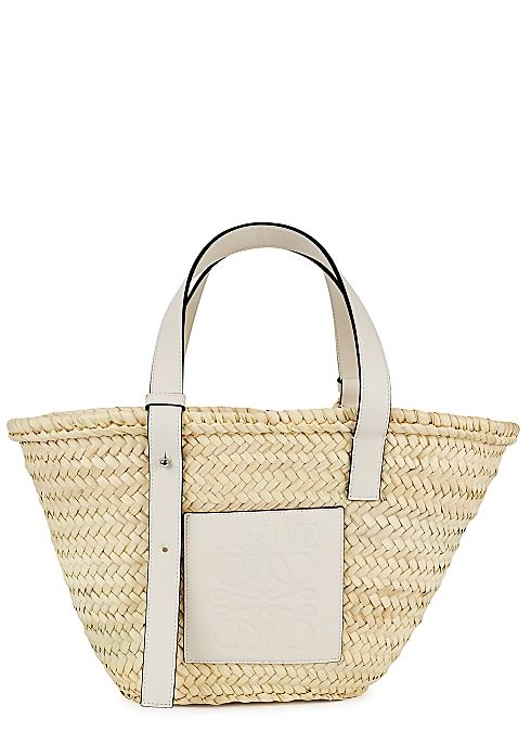 Medium sand raffia basket bag | Harvey Nichols (Global)