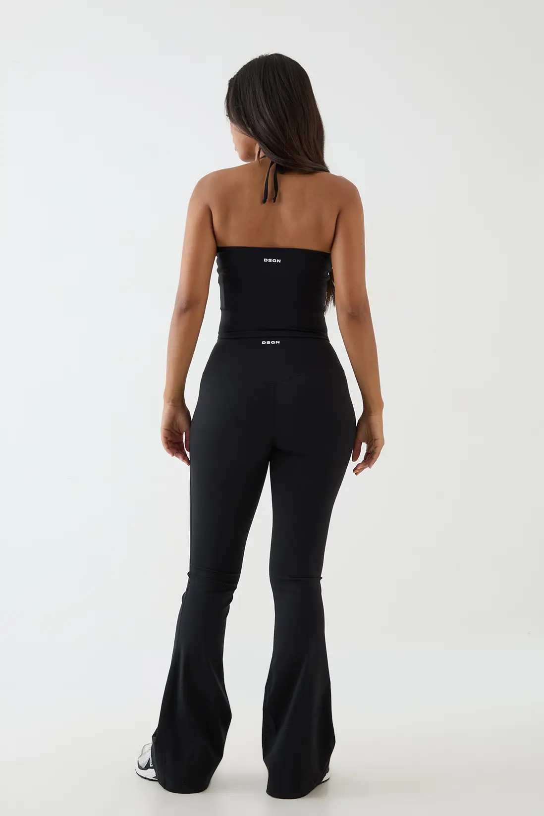 DSGN Studio Sculpt Side Stripe Flared Legging | PrettyLittleThing UK