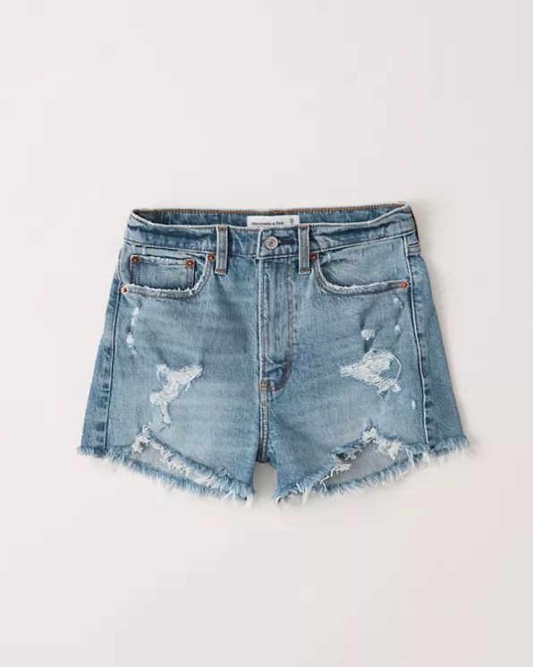 High Rise Mom Shorts | Abercrombie & Fitch (US)