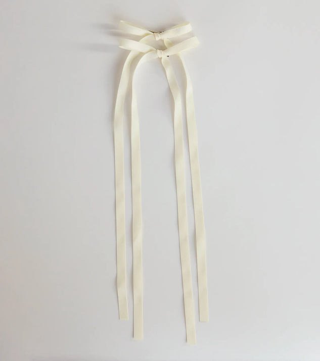 So Adorable Long Hair Bow Clip Set | Windsor Stores