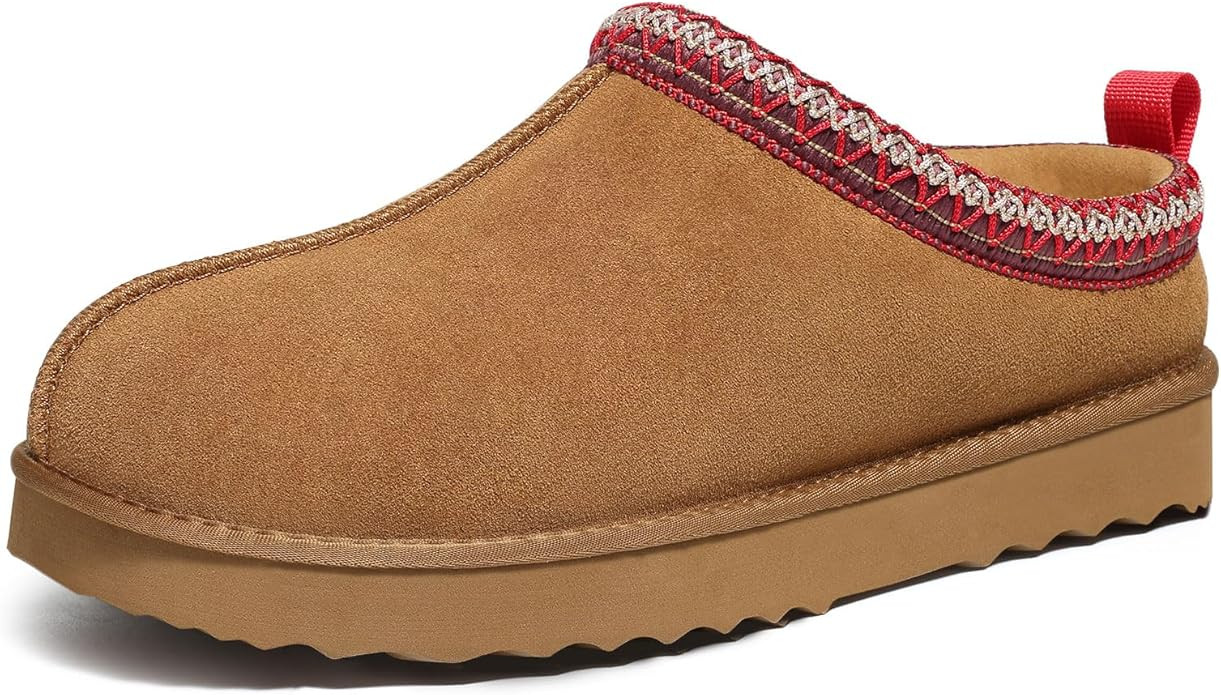 Litfun Women's Fuzzy House Slippers Genuine Suede Fluffy Winter Slipper Cozy Furry Warm Shoes Ind... | Amazon (US)