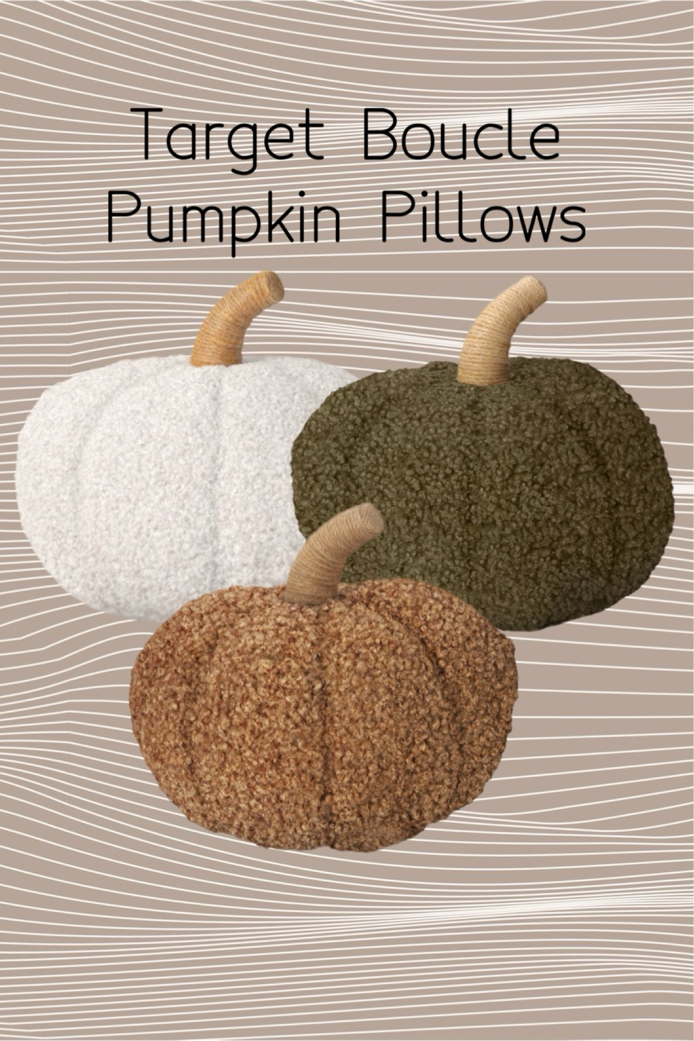 Boucle Pumpkin Pillows  

#LTKHome #LTKStyleTip #LTKSeasonal