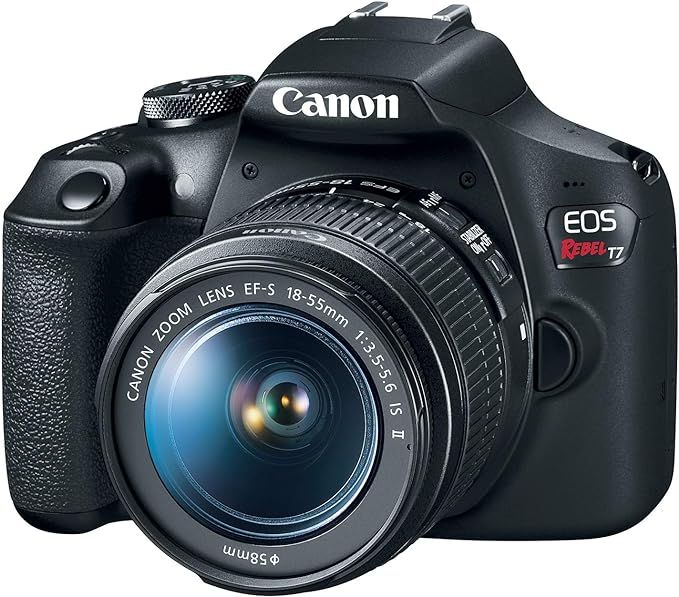 Canon EOS Rebel T7 DSLR Camera with 18-55mm Lens | Built-in Wi-Fi | 24.1 MP CMOS Sensor | DIGIC 4... | Amazon (US)