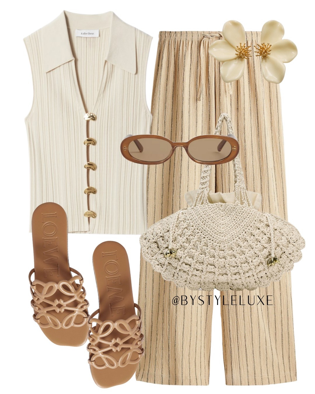 STRIPES - styling these striped drawstring trousers that are on my £12.99 - insane value! 

#summeroutfit #holidayoutfit #summersandals

#LTKbag #LTKsummer #LTKshoes