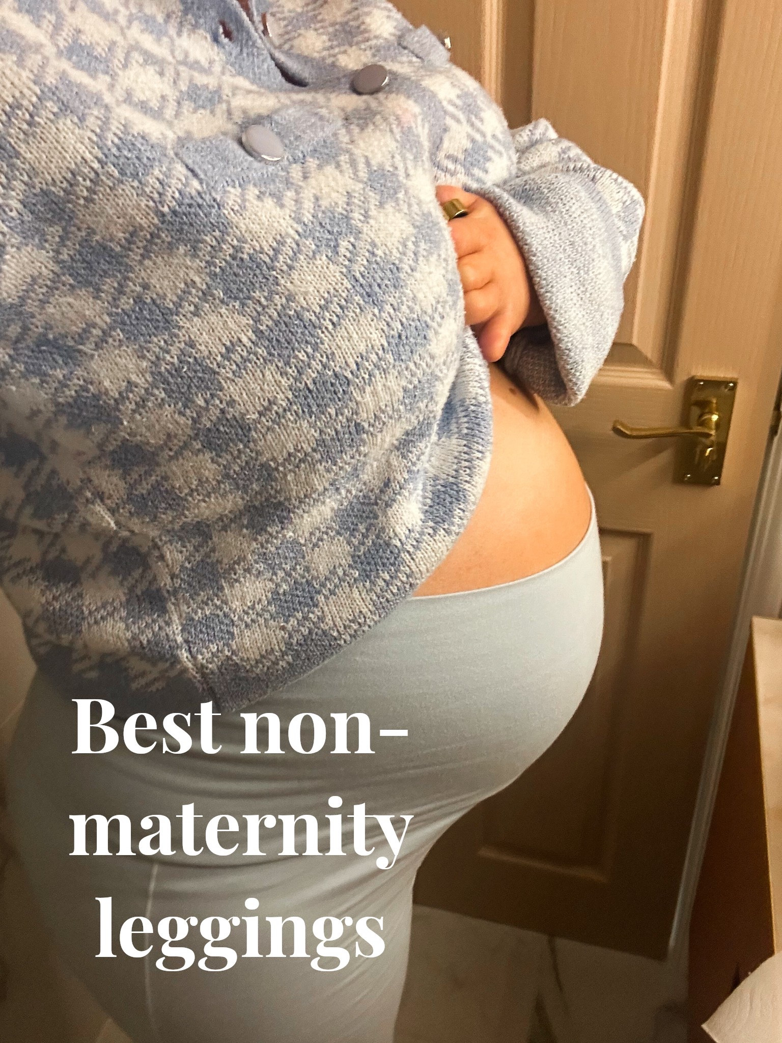 Best non-maternity leggings are these fold over ones from Skims. I’ve worn them the whole pregnancy and pull them up if I want more coverage or roll them down. They’ve brought out maternity ones in grey & black but I’m a colour girlie! 

#LTKsummer #LTKuk #LTKmaternity