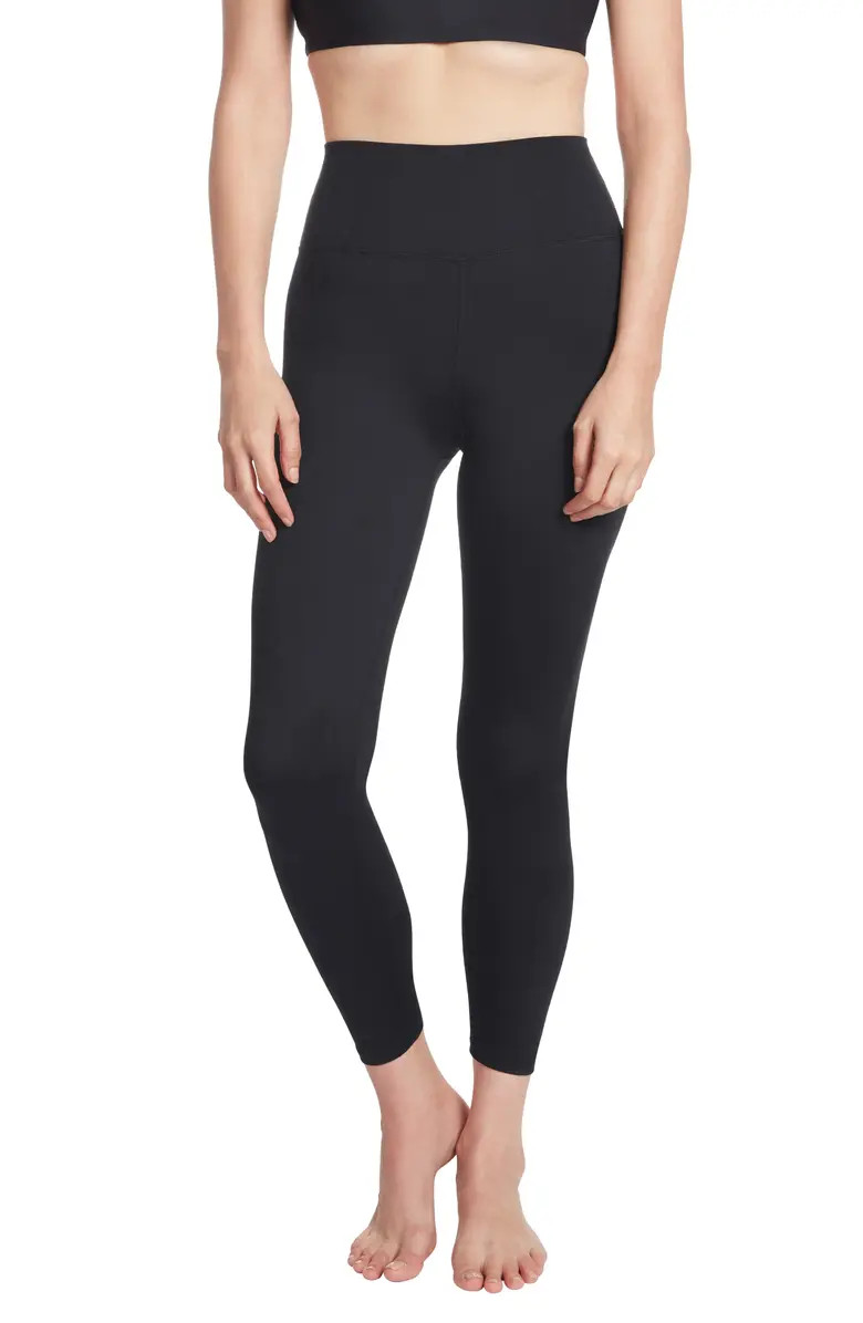 Folded Edge Waistband 7/8 Leggings | Nordstrom Rack