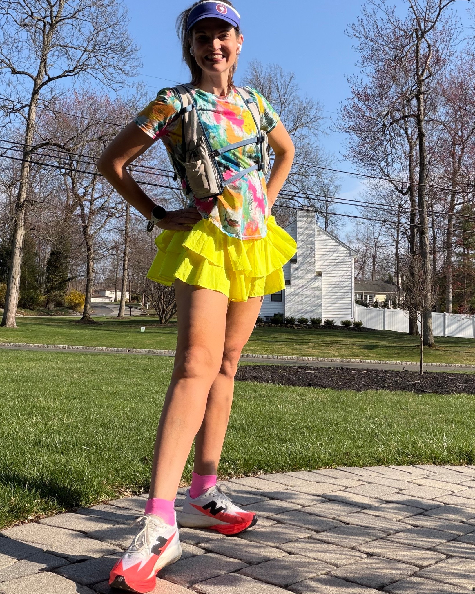 When you squeeze in your run just before the rain warning arrives on your phone. ✨ Loving this Free People skirt! 

#LTKfitnessgoals #LTKootd #LTKActive