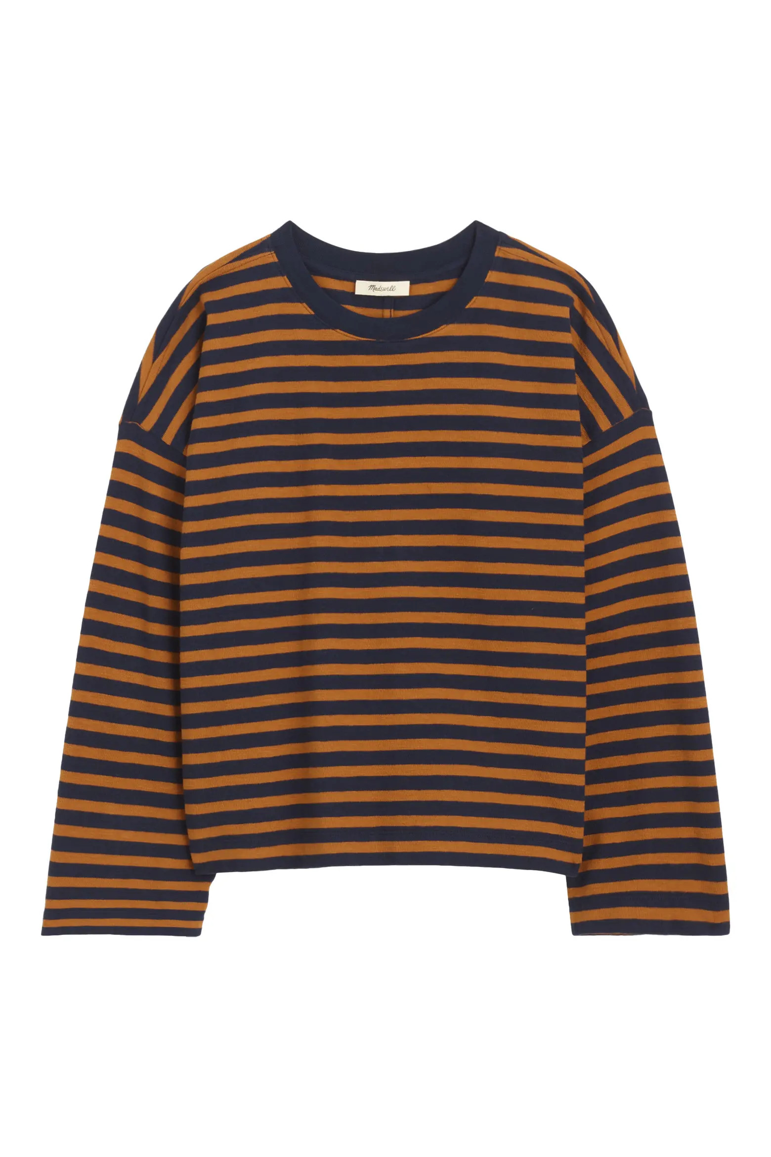 Madewell Easy Stripe Long Sleeve Top (Women) | Nordstrom | Nordstrom