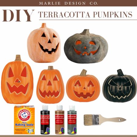 DIY Faux Terracotta Pumpkins | fall decor | Halloween decor | Halloween porch decor | concrete pumpkin | paintable pumpkin | fall | pumpkin | crafts 

#LTKhome #LTKHalloween #LTKSeasonal
