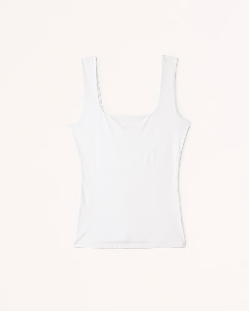 Soft Matte Seamless Squareneck Top | Abercrombie & Fitch (US)