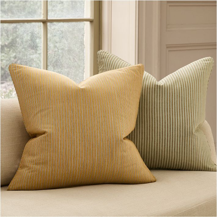 Pierce & Ward Mini Stripe Pillow Cover | West Elm (US)