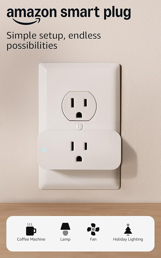 Amazon Smart Plug | Works with Alexa | Simple setup, endless possibilities | Amazon (US)