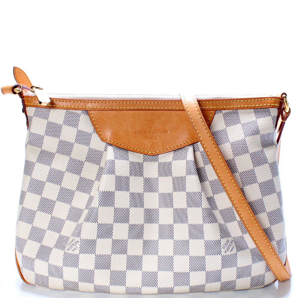 Siracrusa PM Damier Azur (PL1) | Keeks Designer Handbags