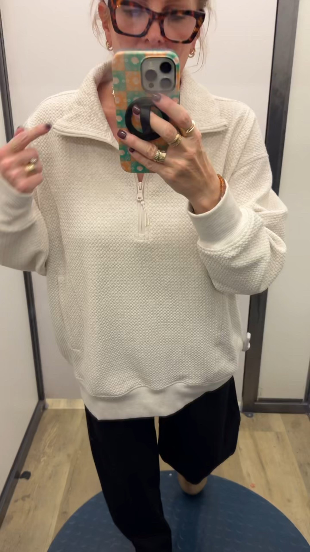 If you like an upscale texture in your cardigan, you will love this quarter zip top from Old Navy. 

#LTKSeasonal #LTKMidsize #LTKSaleAlert