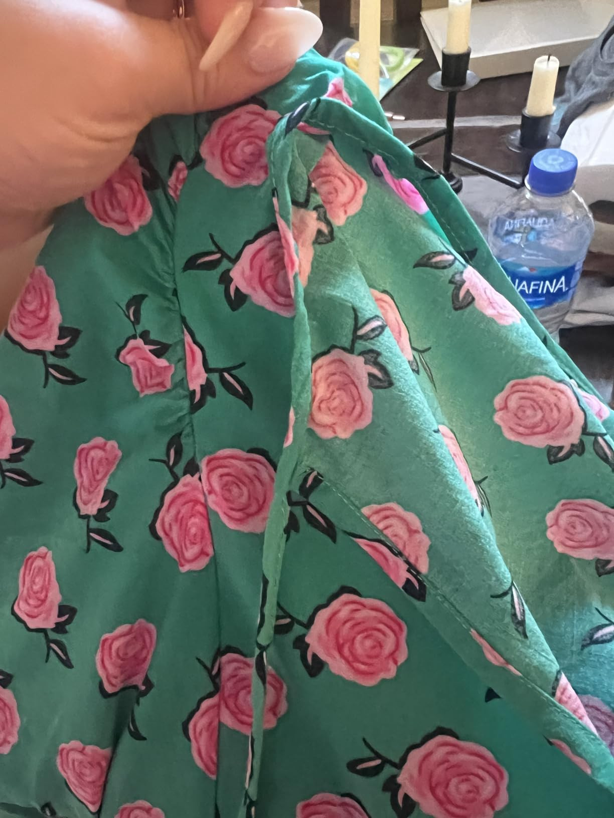 miduo Womens Loose Fit Casual Summer V Neck Half Sleeve Bohemian Geometric Pattern Maxi Long Dres... | Amazon (US)