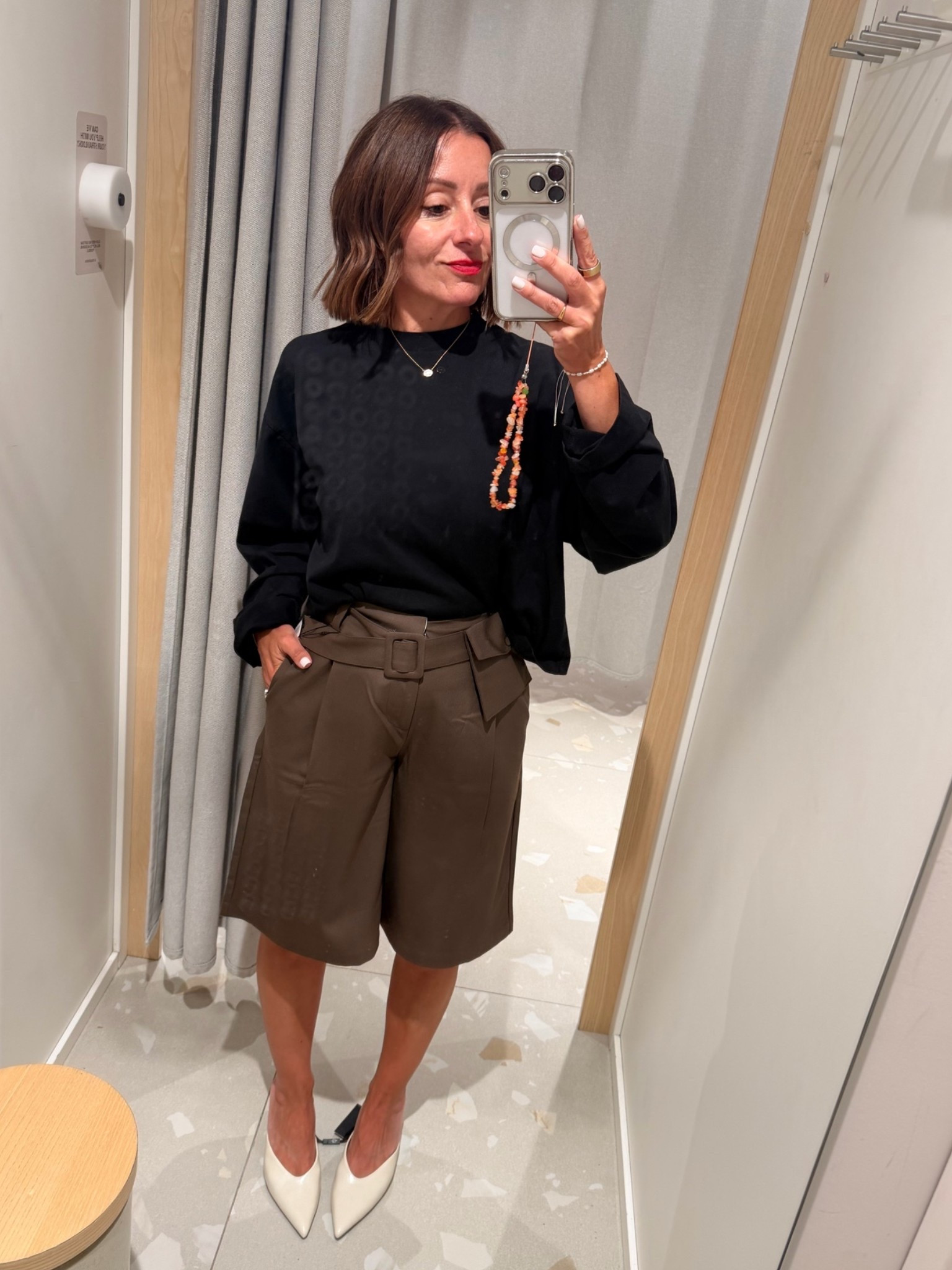 Fell hard for these Bermuda shorts, love the belt detail. Take your usual size. The cream wedge miles came home with me, took my usual size.

#LTKuk #LTKautumn #LTKshoes