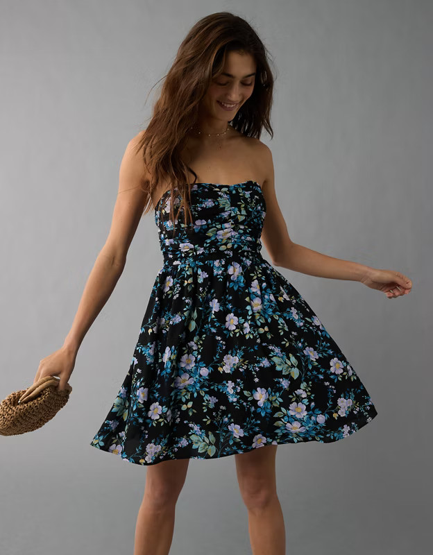 AE Pleated Mini Dress | American Eagle Outfitters (US & CA)