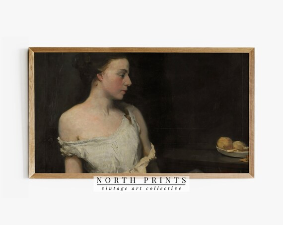 Samsung Frame TV Art  Vintage Moody Portrait Art DIGITAL | Etsy | Etsy (US)