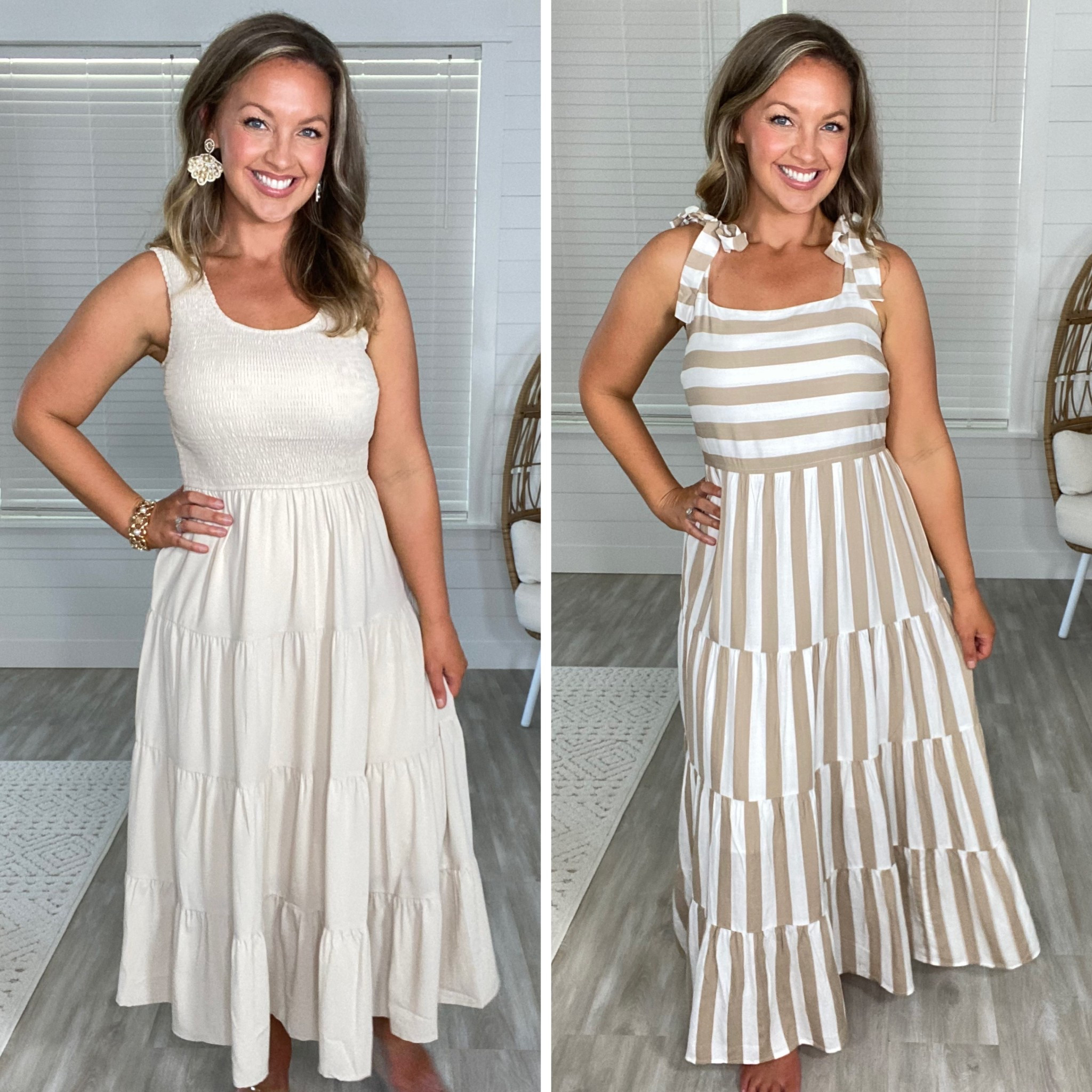 Amazon neutral dresses for spring and summer! These are such classic closet staples that can be dressed up or down! Wear for vacation or to the classroom / work with a denim jacket! 

#neutraldress
#maxidress
#amazondress
#amazonfashion
#springfashion
#soringdress 
 Tan dress
Teacher outfit
Neutral dress
Maxi dress 

#LTKMidsize #LTKSeasonal #LTKFindsUnder50