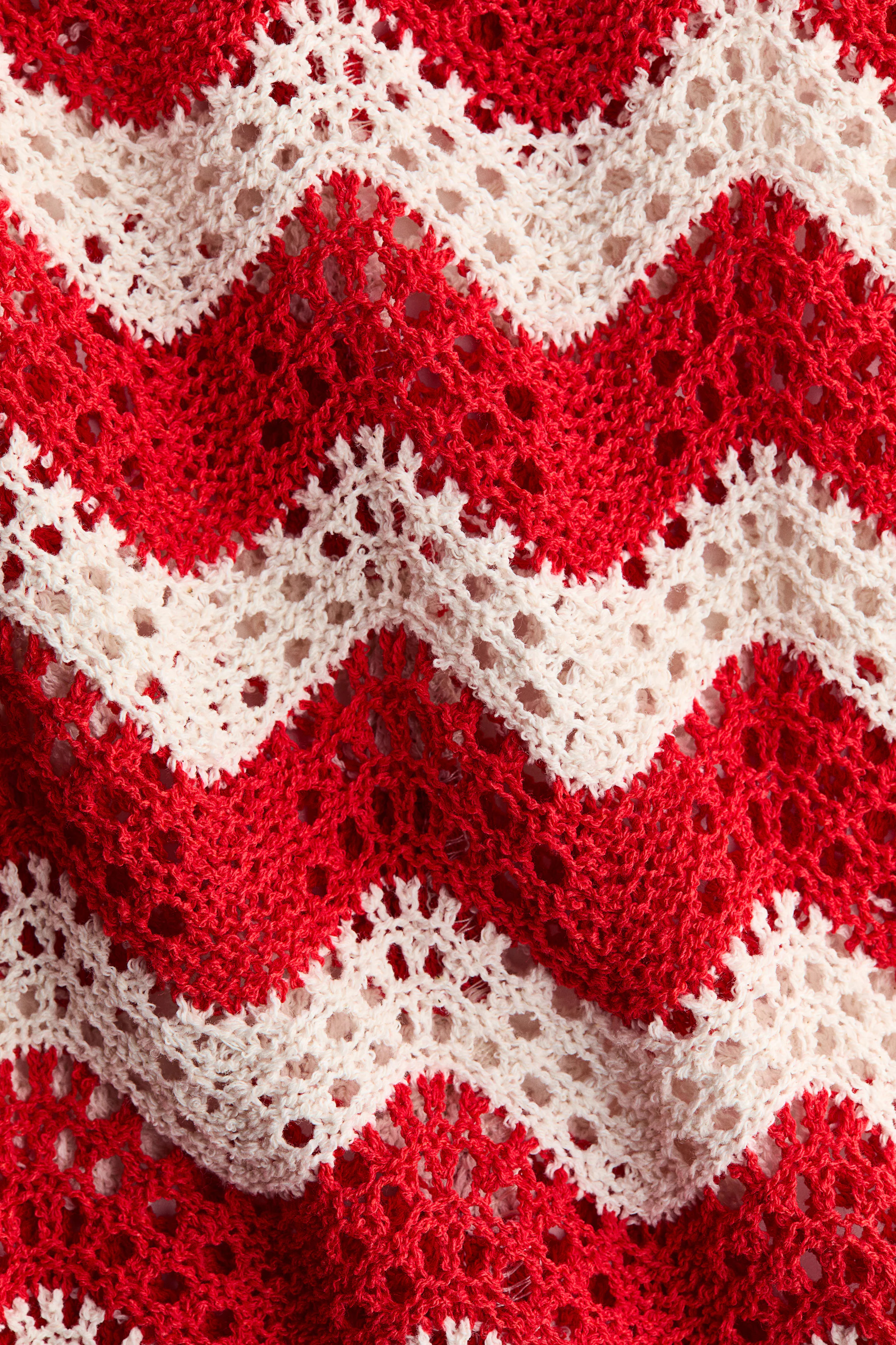 Crochet-Look Jacquard Jersey Top | H&M (US + CA)