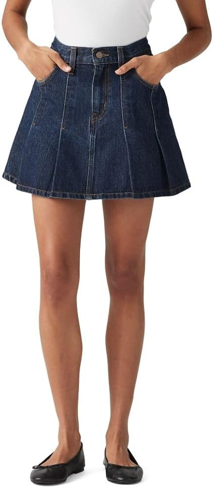 Levi's Womens Pleated Mini Skirt | Amazon (US)