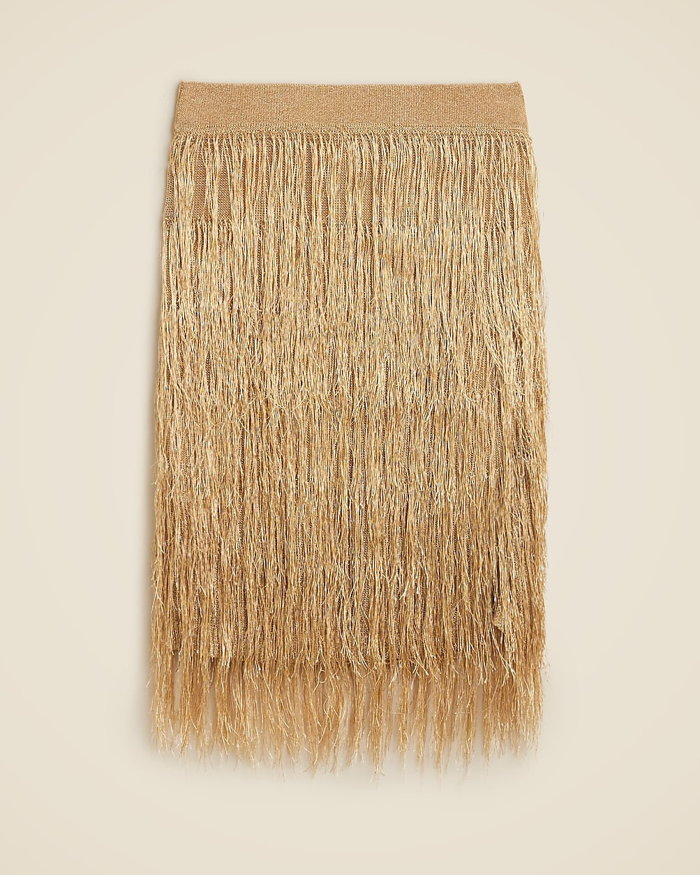 Collection metallic fringe skirt | J. Crew US