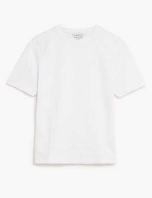 Cotton Rich Crew Neck T-Shirt | Marks & Spencer (UK)