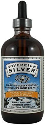 SOVEREIGN SILVER Silver Hydrosol, 236 ML | Amazon (CA)