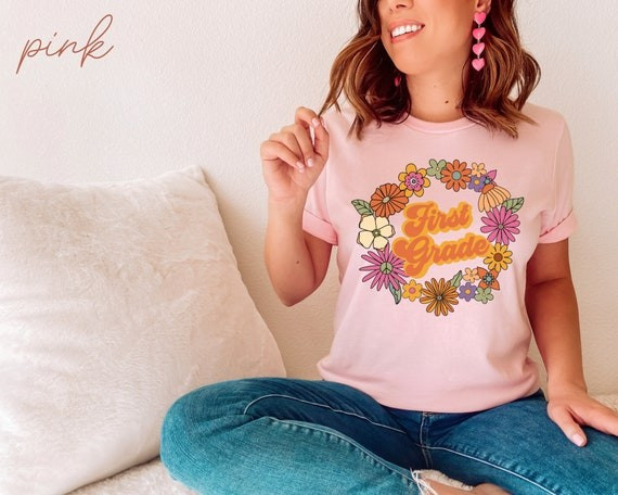 First Grade Teacher Shirt  1st Grade Teaching Tee  Back to - Etsy | Etsy (US)