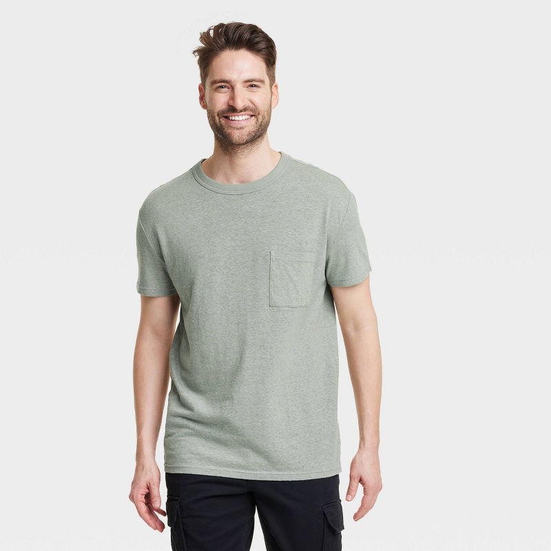 Men's Short Sleeve Hemp Cotton T-Shirt - Goodfellow & Co™ | Target