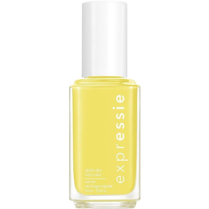 essie expressie Quick-Dry Nail Polish, 8-Free Vegan, Sk8 with Destiny, Vibrant Yellow, Curbside P... | Amazon (US)