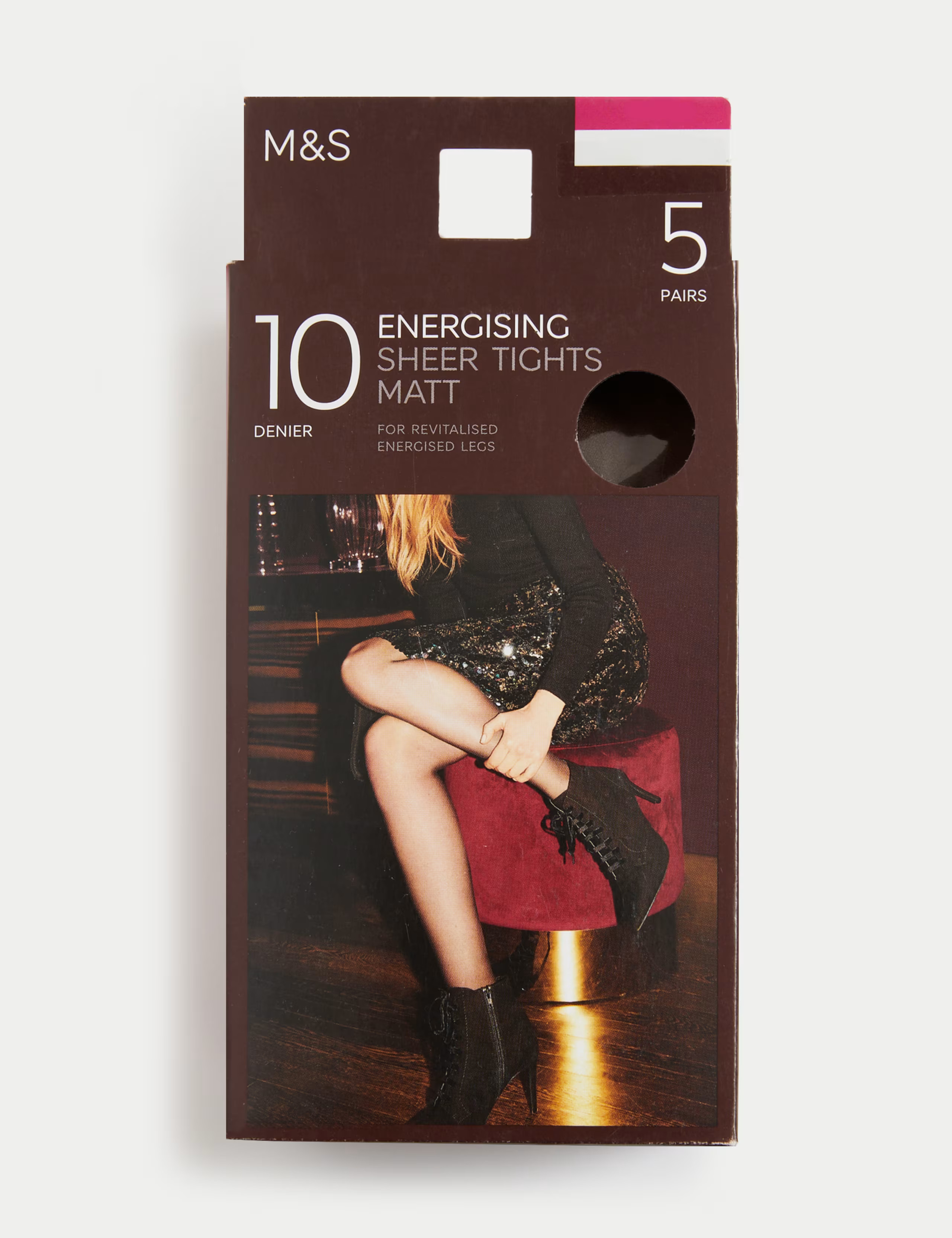 5pk 10 Denier Energising Matt Tights | Marks & Spencer (UK)