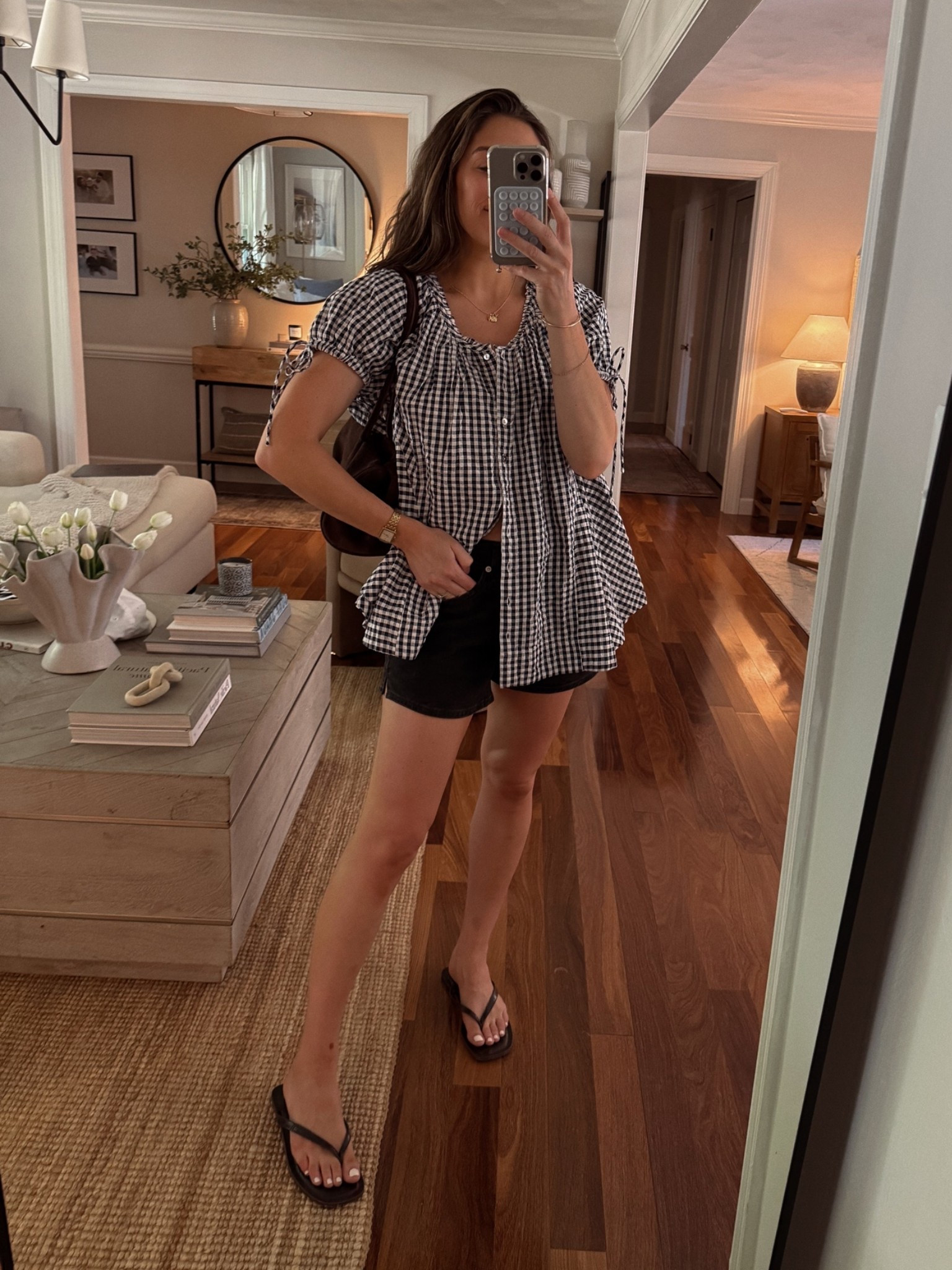 loving this top - wearing XS. went down at least one size.