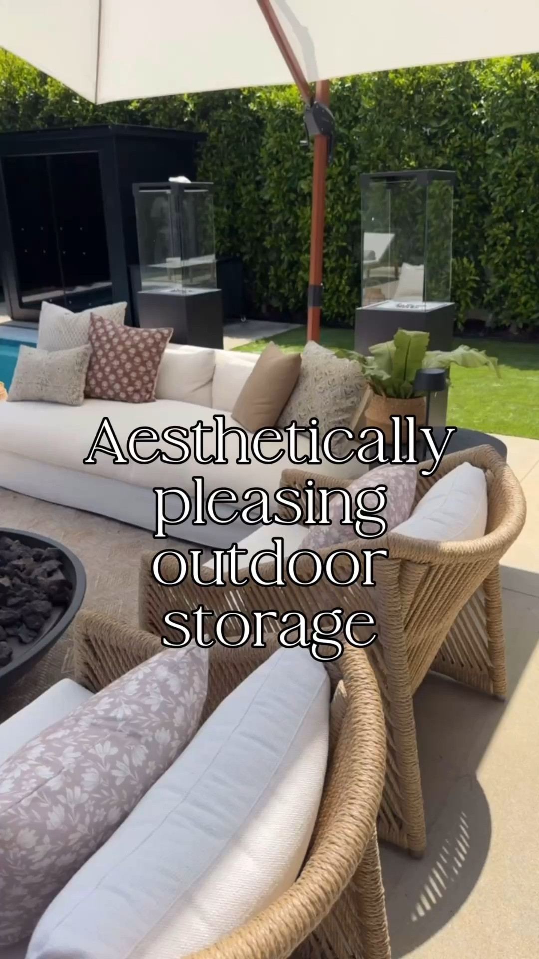 I love to entertain outside, but I also like to keep my things covered so they stay nice. Which means I needed a nice outdoor storage box that I could keep all my furniture covers in and it took me a long time to find this one, but I’m so pumped. I found it cause it’s gorgeous! It looks very high-end and expensive but the price is really incredible! I love the material as well. 

It’s also great if you are tight on space and need to store things in a separate location outside. ￼

#WayfairPartner #ad #wishyouwerehere #outdoor #Wayfair @Wayfair 

#LTKOver40 #LTKHome #LTKSeasonal