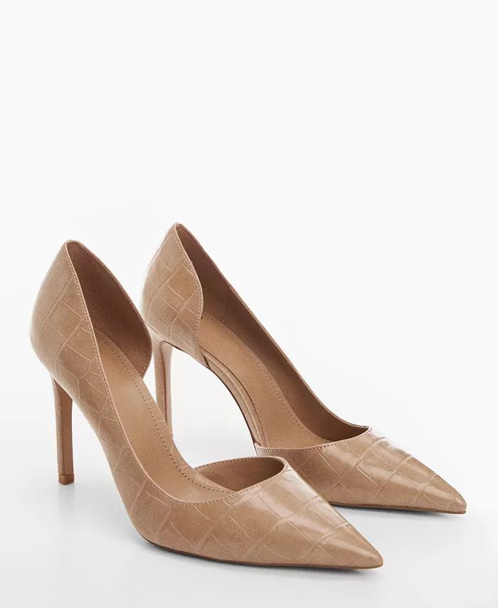 MANGO Women's Asymmetrical Heeled Shoes - Macy's | Macy's