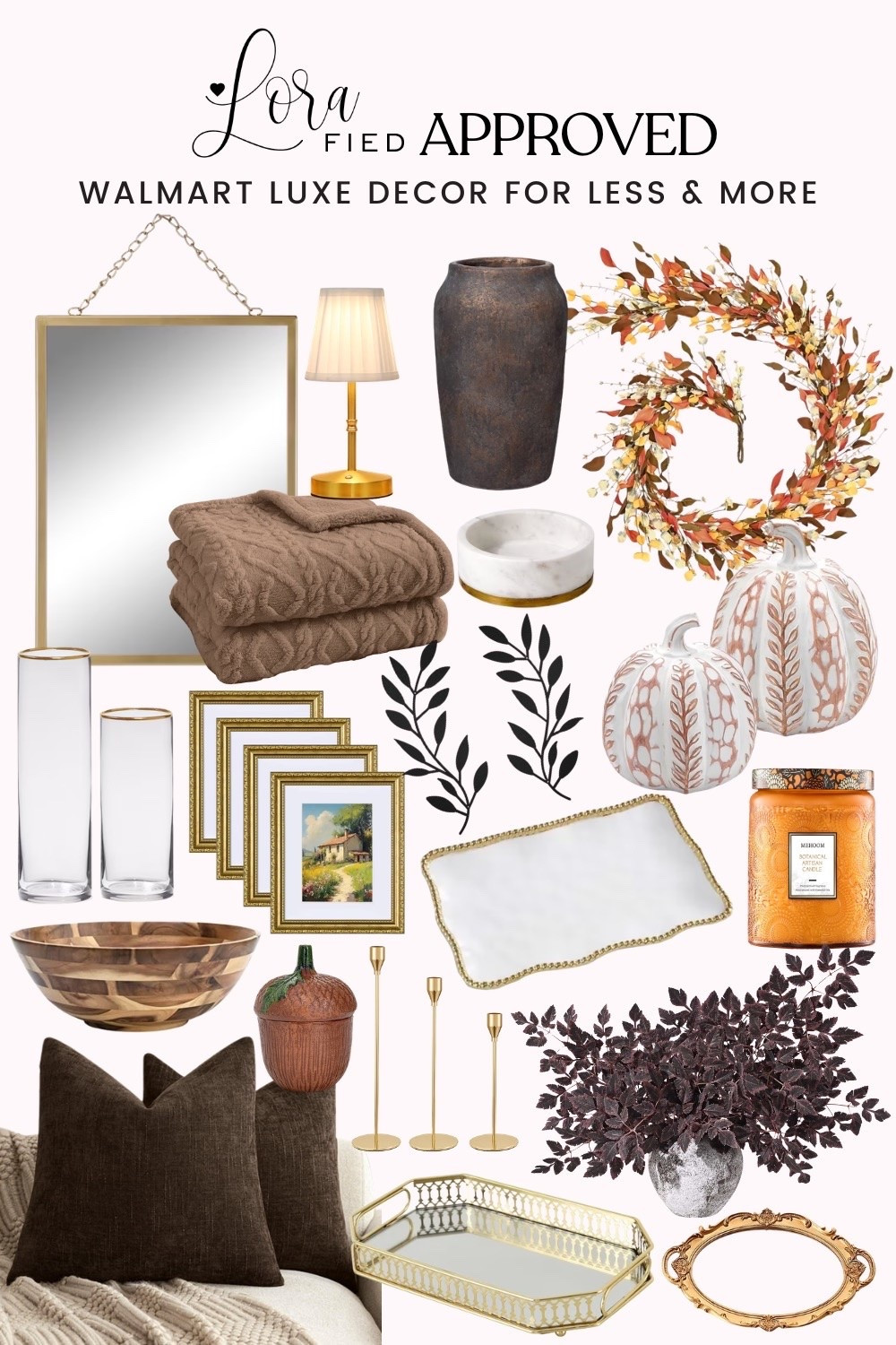 Walmart luxe fall decor for less 😍🍂

#LTKSeasonal #LTKHome