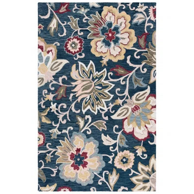 Blossom Hand Tufted Wool, Cotton Floral Indoor Rug | Wayfair North America