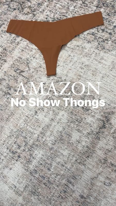I love these comfy seamless thongs! Have been wearing for about a month! Currently on sale for $17 for 7! Don’t show under leggings! Size small. 
#amazonfashion #founditonamazon #founditonamazonfashion 

#LTKsalealert #LTKstyletip #LTKfindsunder50