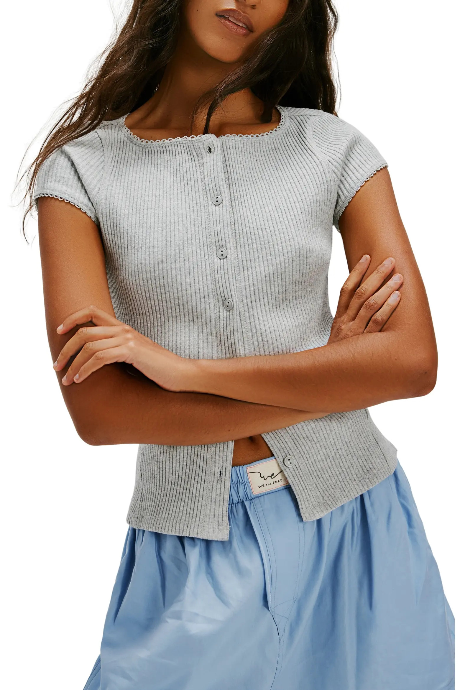 Most Wanted Short Sleeve Cotton Blend Cardigan (Women) | Nordstrom | Nordstrom