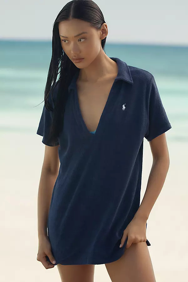 Collared Terry Mini Dress | Anthropologie (US)