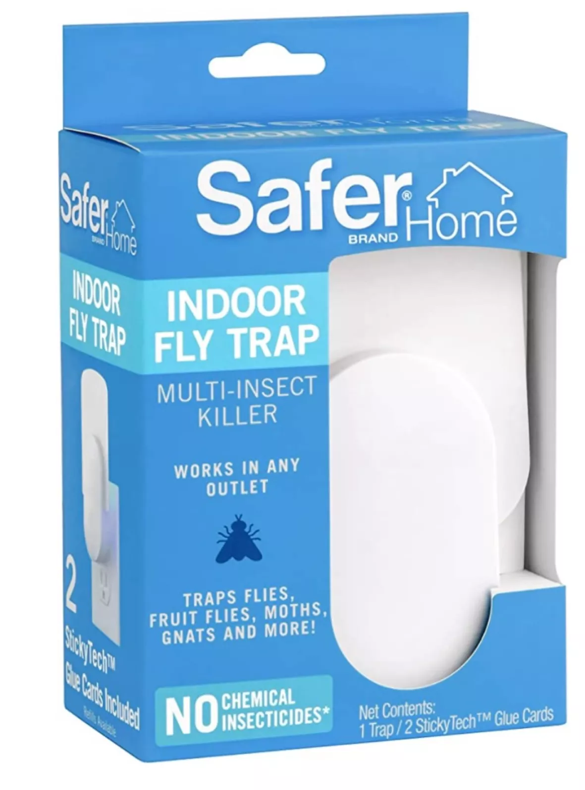Safer Home SH503 Indoor Plug-In Fly Trap Refill Pack of Glue Cards