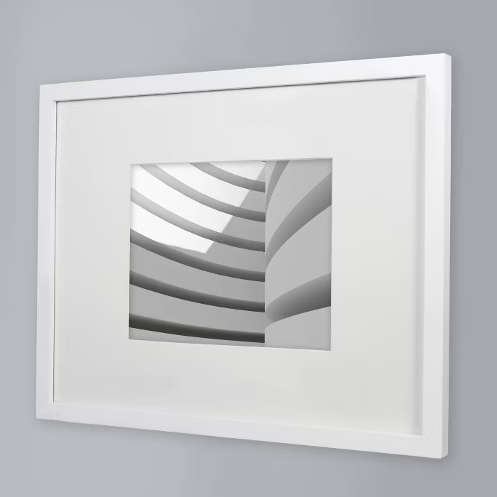 8" x 10" Matted Wood Frame White - Made By Design™ | Target