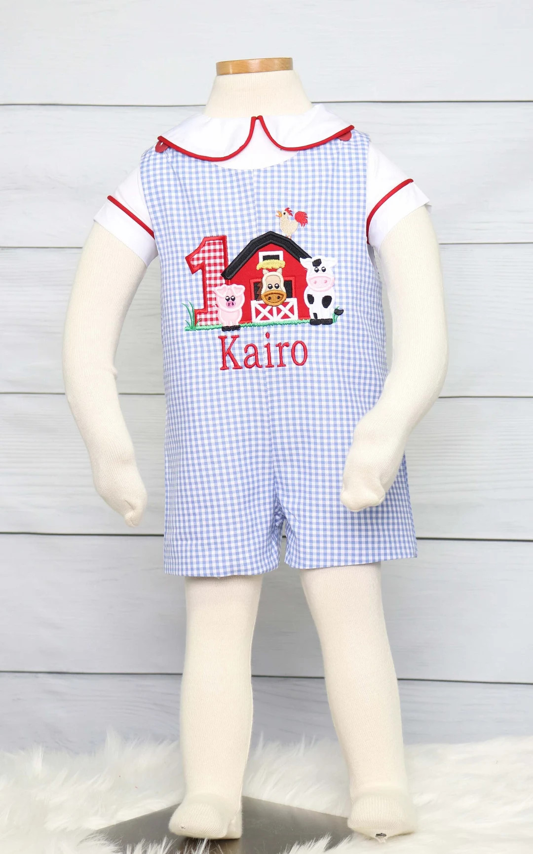 Farm Birthday Outfit, Farm Birthday Shirt, Farm Birthday Party, Baby Boy First Birthday Outfit, B... | Etsy (US)