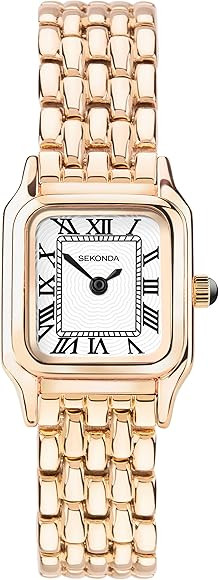 Sekonda Monica Ladies 20mm Quartz Watch in White with Analogue Display, and Alloy Strap | Amazon (UK)