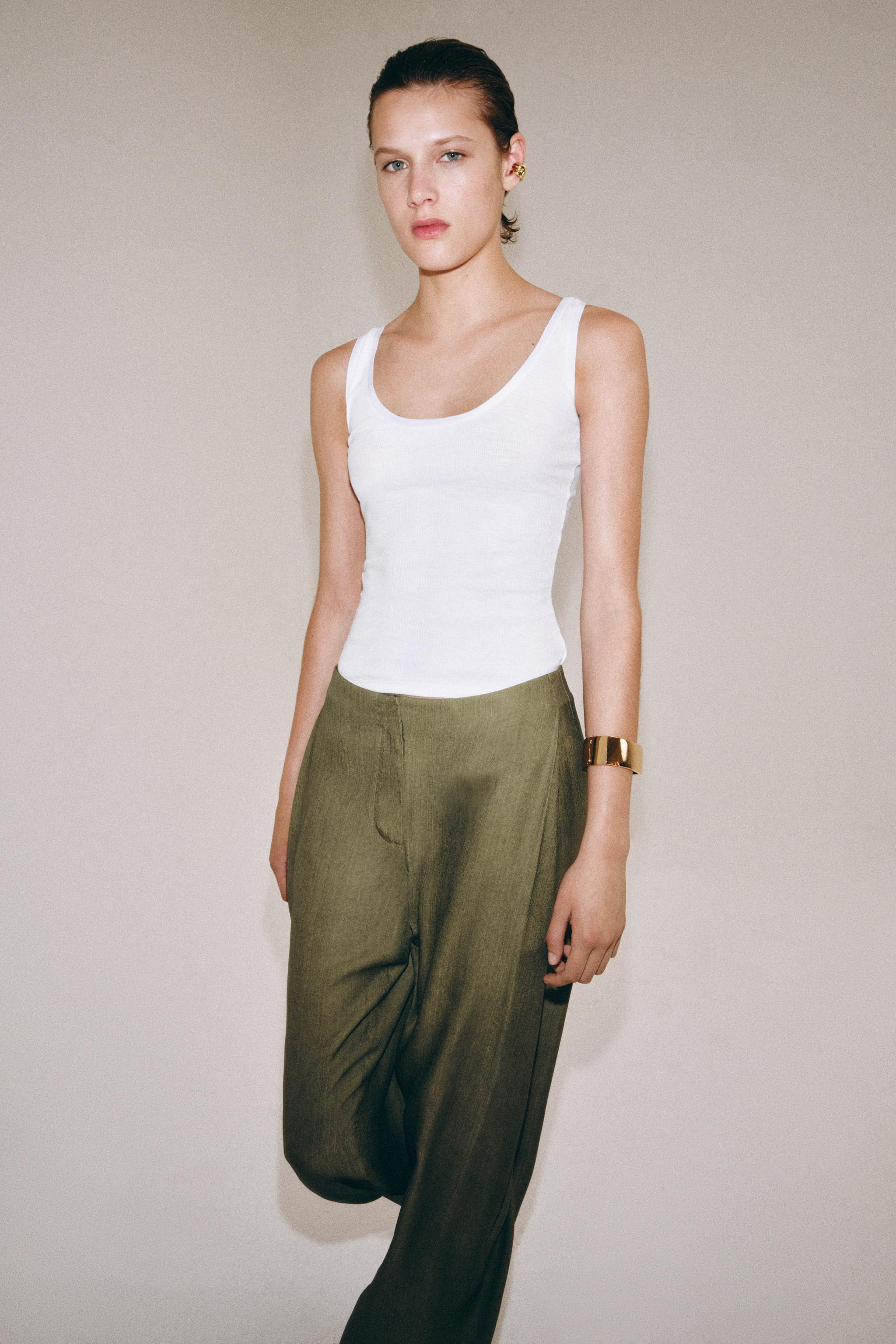 ZW COLLECTION FLOWING TROUSERS | Zara UK