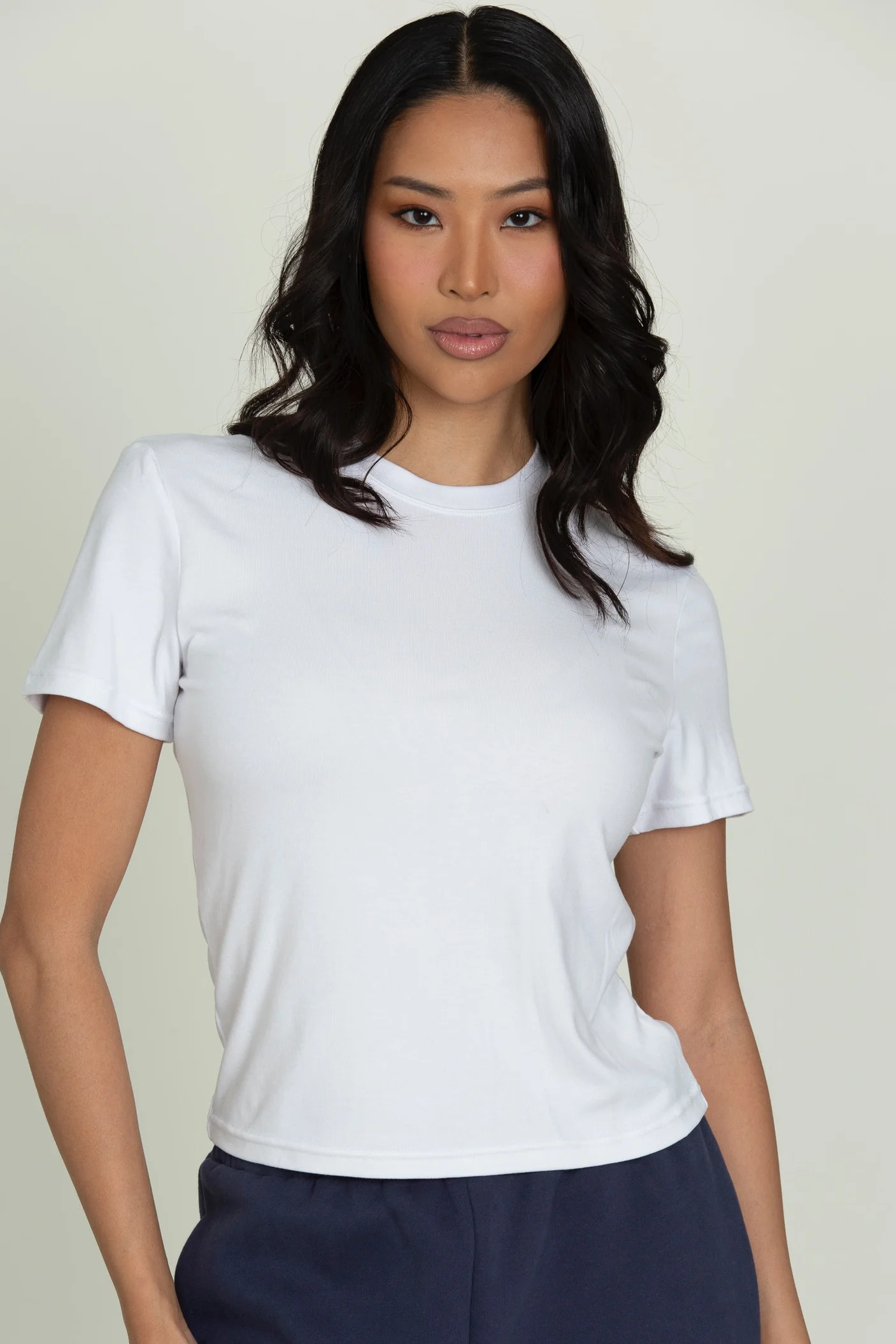 White Everyday Tee | Gold Hinge