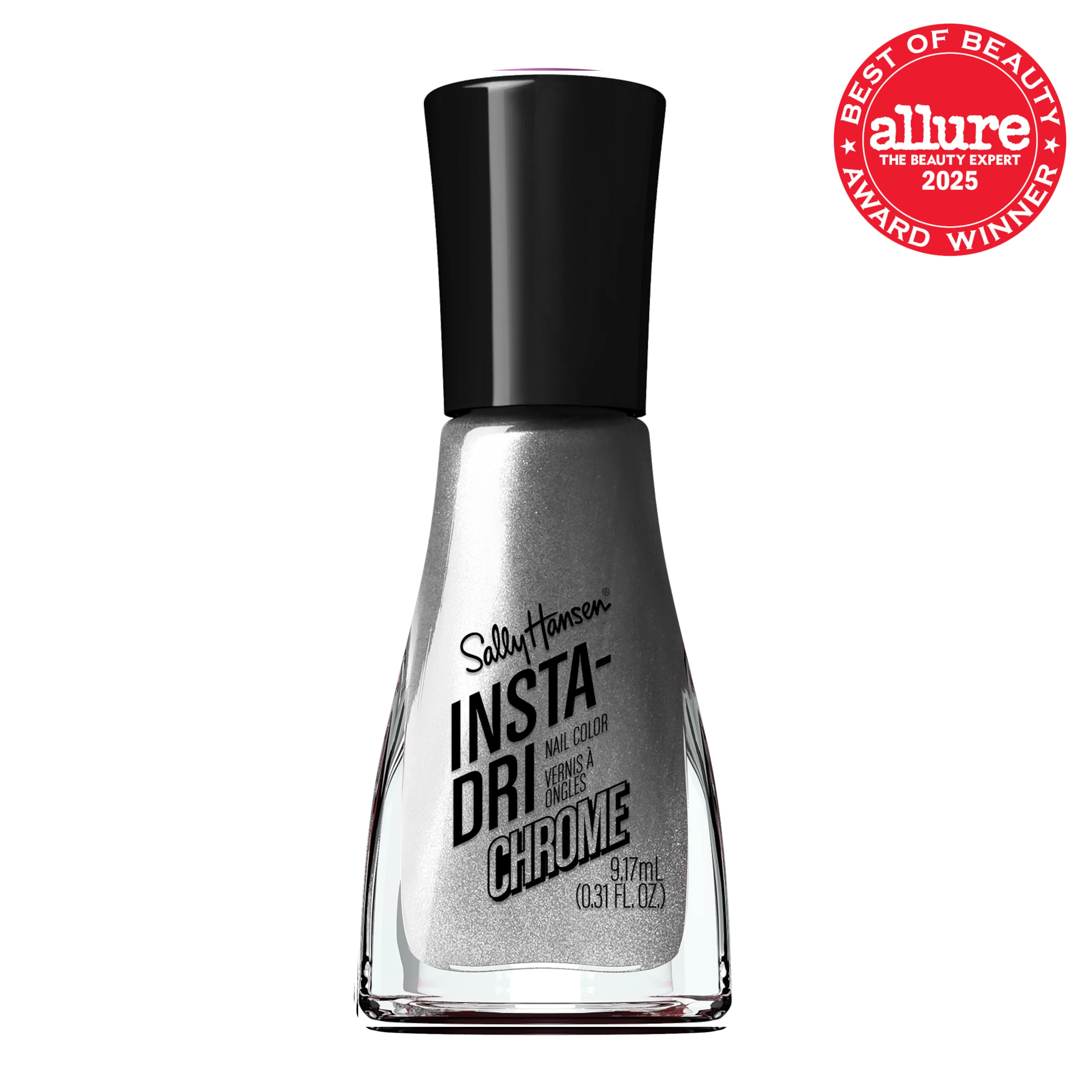 Sally Hansen Insta Dri Nail Polish, Steel the Show, Fast-Drying, Metallic, 0.31 oz | Walmart (US)