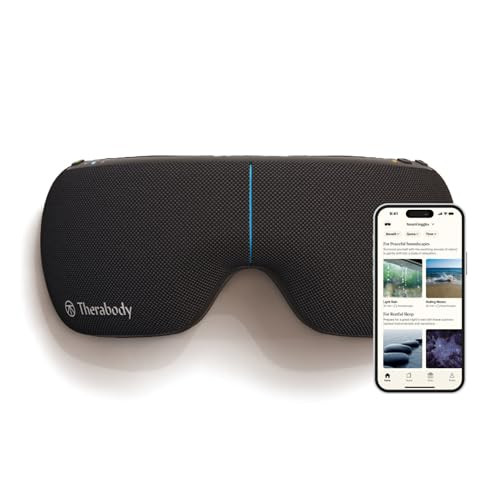 Therabody SmartGoggles (2nd Generation) Heated Eye Mask & Eye Massager - Blackout Sleep Mask & Temple Massage for Personalized Relaxation, Stress Relief & Headache Relief | Amazon (US)